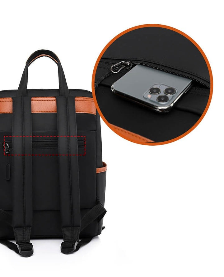 Vanntett Anti-tyveri Reiseryggsekk – Lett Oxford Design | Luvikno