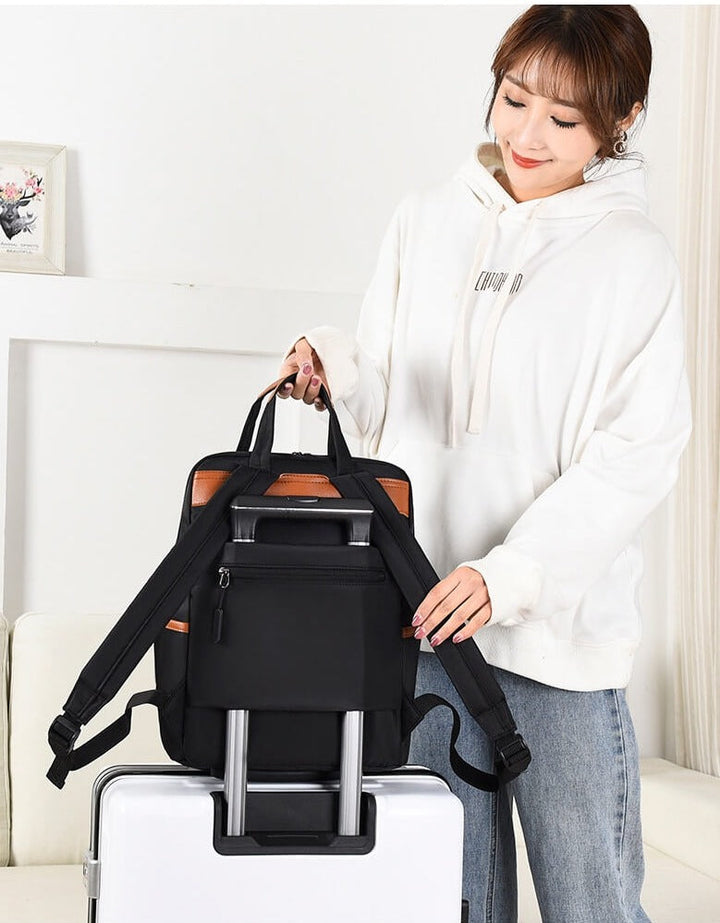 Vanntett Anti-tyveri Reiseryggsekk – Lett Oxford Design | Luvikno