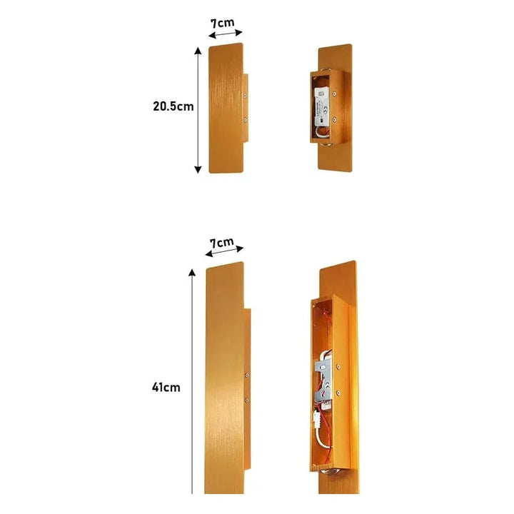Luvikno | Applique LED LuxeWall - Utendørs - Moderne - Aluminium