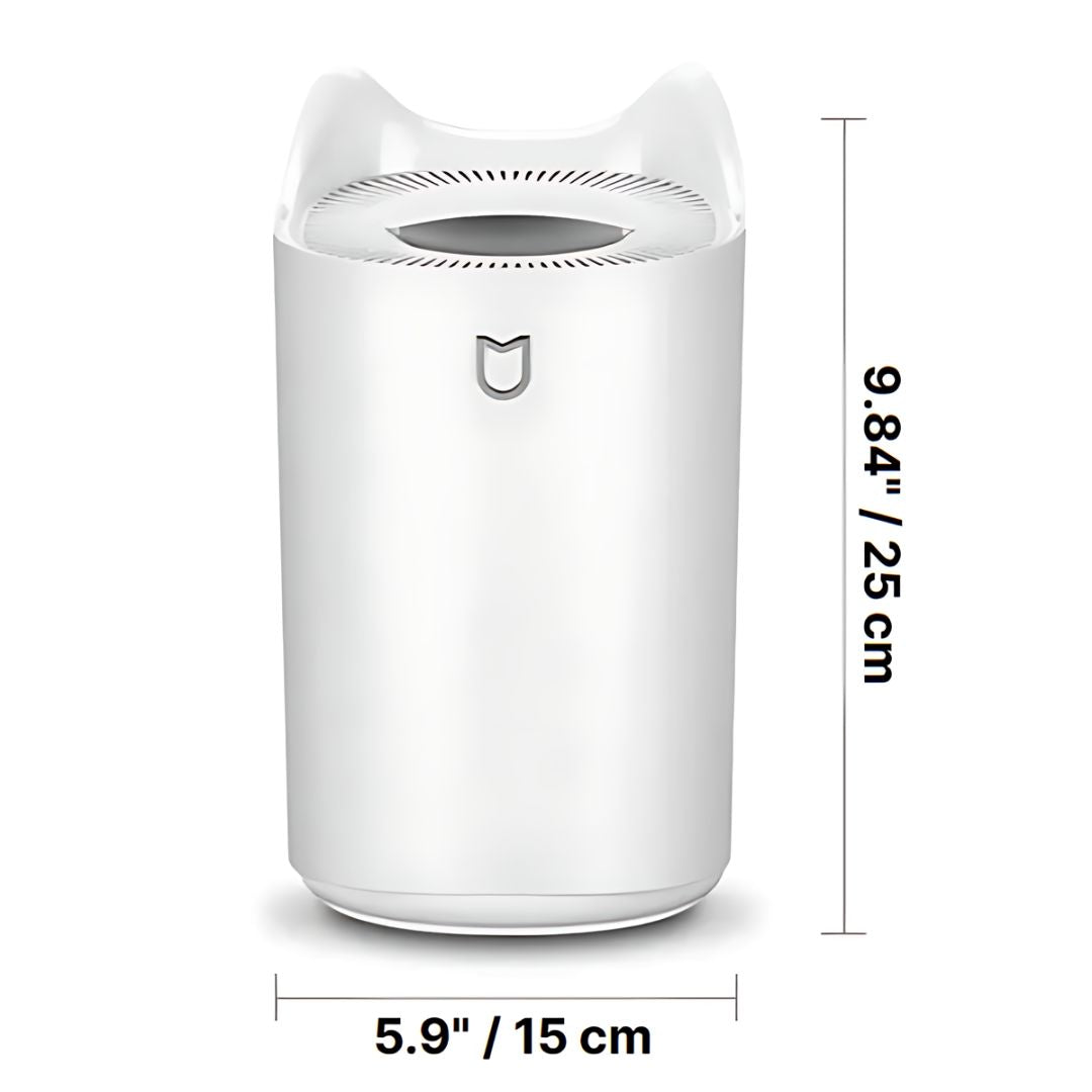 Aquabreeze Home Luftfukter - 3000ml | Mist Teknologi for Respiratorisk Lindre og Behagelig Liv Luvikno