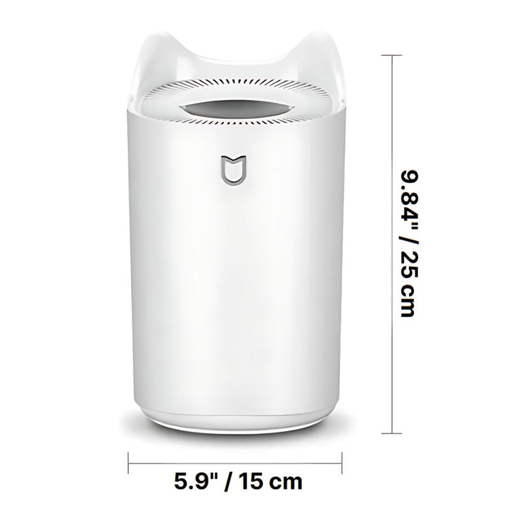 Aquabreeze Home Luftfukter - 3000ml | Mist Teknologi for Respiratorisk Lindre og Behagelig Liv Luvikno