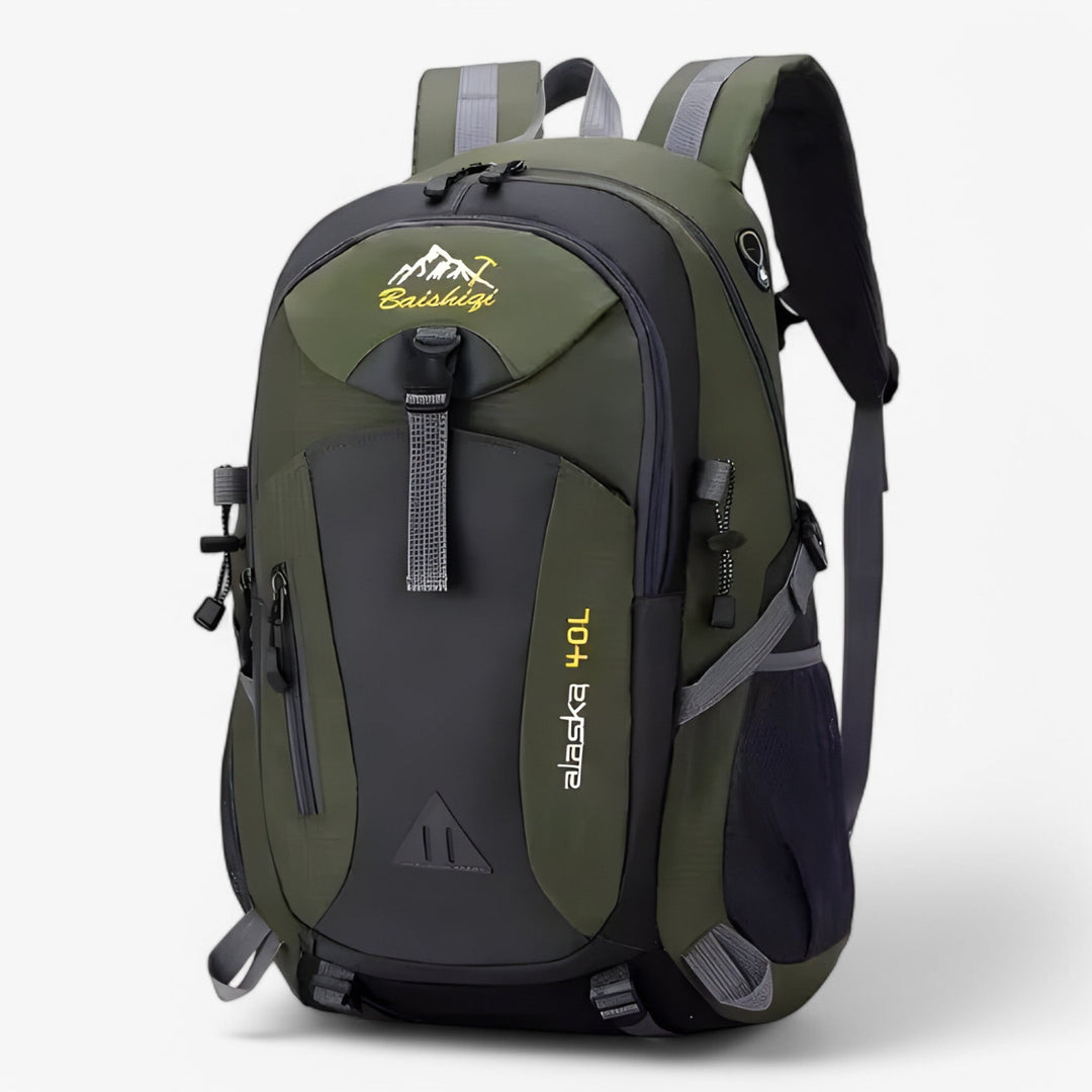 Luvikno | Vanntett Utendørs Ryggsekk – Holdbar Reise Ryggsekk for Fotturer, Camping & Pendling