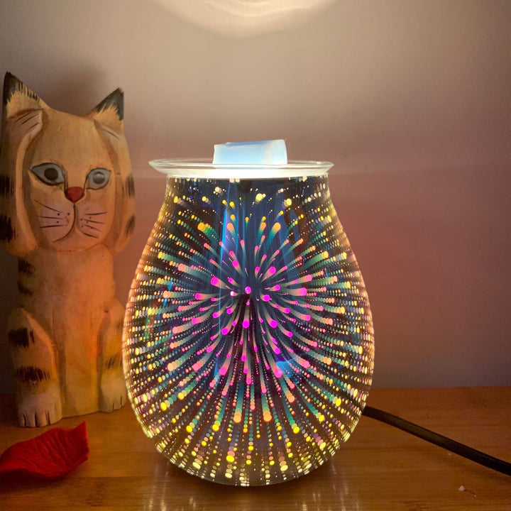 3D Glass Diffuser LED Lysvisning Luvikno