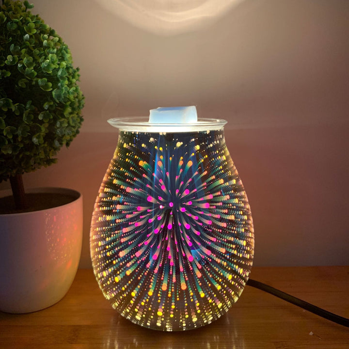3D Glass Diffuser LED Lysvisning Luvikno