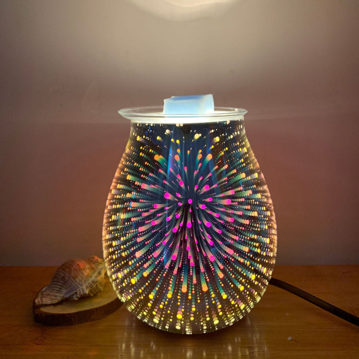 3D Glass Diffuser LED Lysvisning Luvikno