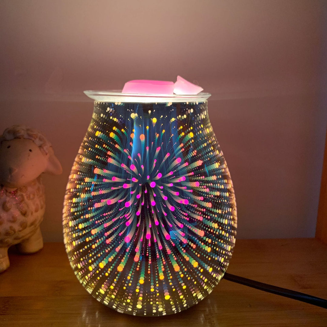 3D Glass Diffuser LED Lysvisning Luvikno