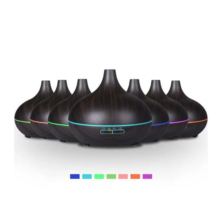 Aroma Diffuser – 500 ml med trelook | Luvikno