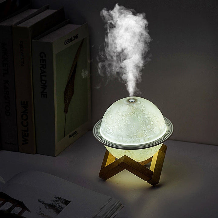 Moon Diffuser LED Fuktbærer Nattlys Luvikno