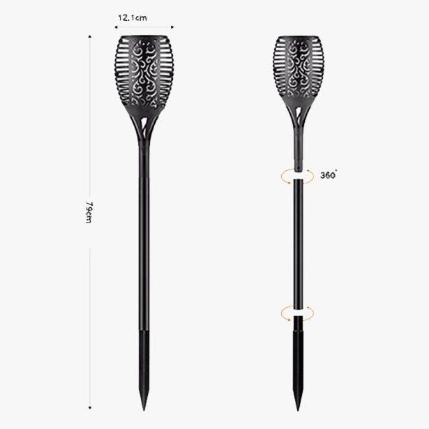 Solar Flame Fakkel Lampe | Luvikno