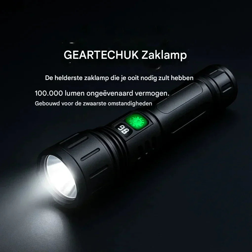 Luvikno | UltraStrong Natt Syns Lommelykt Pro – Oppladbar Aluminium Lampe