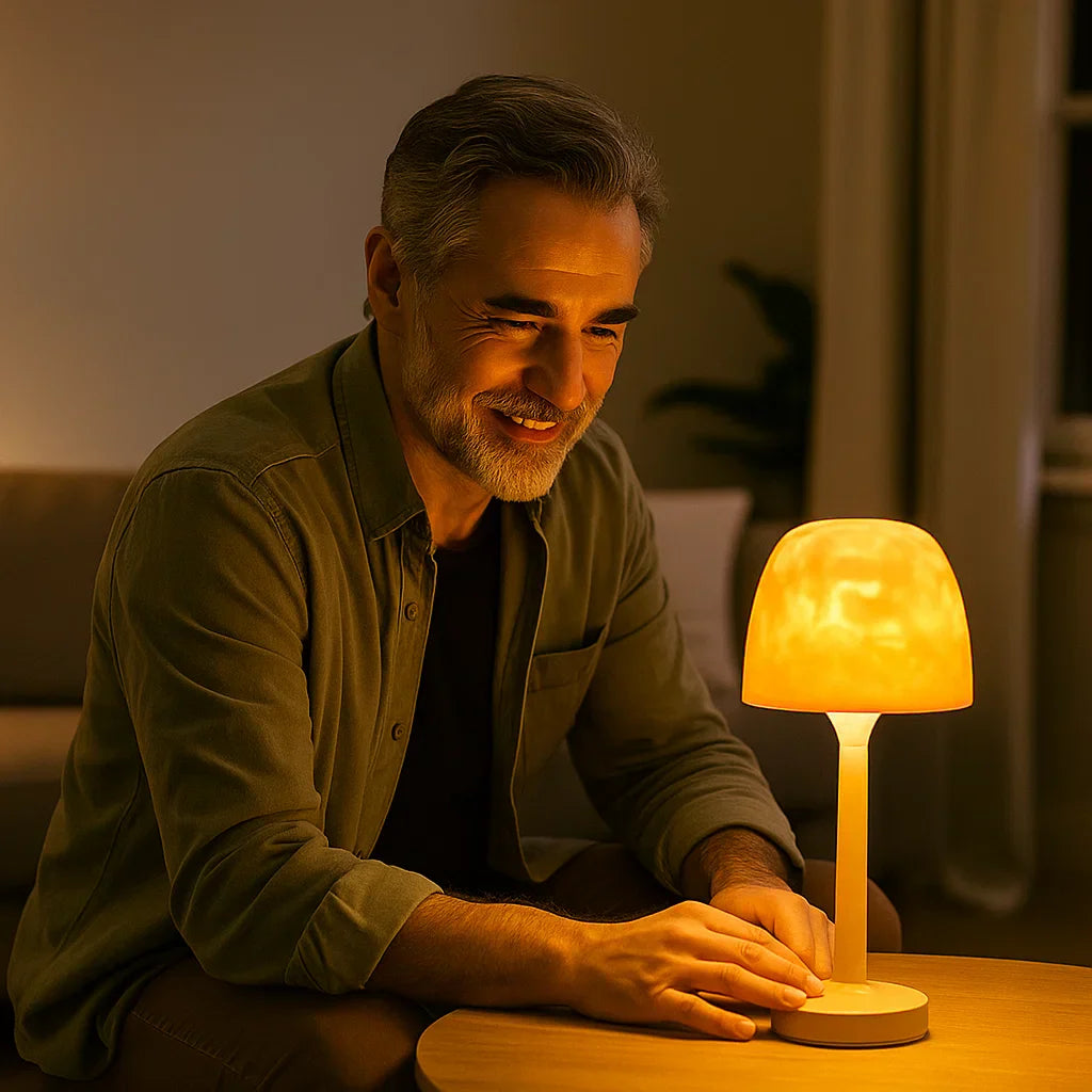 Luvikno | LumiAura magisk lampe | Beroligende atmosfære for ethvert rom