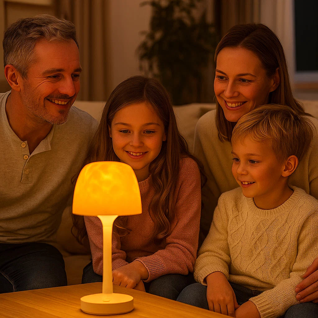 Luvikno | LumiAura magisk lampe | Beroligende atmosfære for ethvert rom