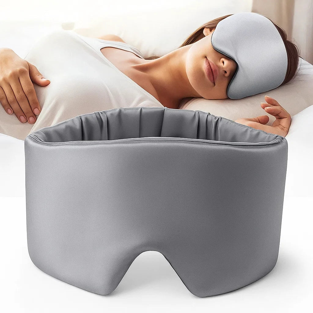 Luvikno | Luksus sovemaske laget av mulberry silke