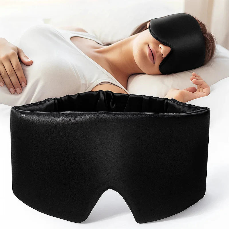 Luvikno | Luksus sovemaske laget av mulberry silke