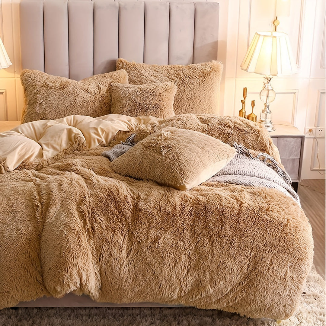 Luvikno | Ultra Soft Plush Duvet Cover Set with Zipper - Luksus & Komfort