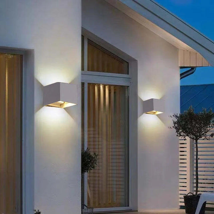 Vegglampe Moderne Svart Aluminium LED Lysarmatur Luvikno