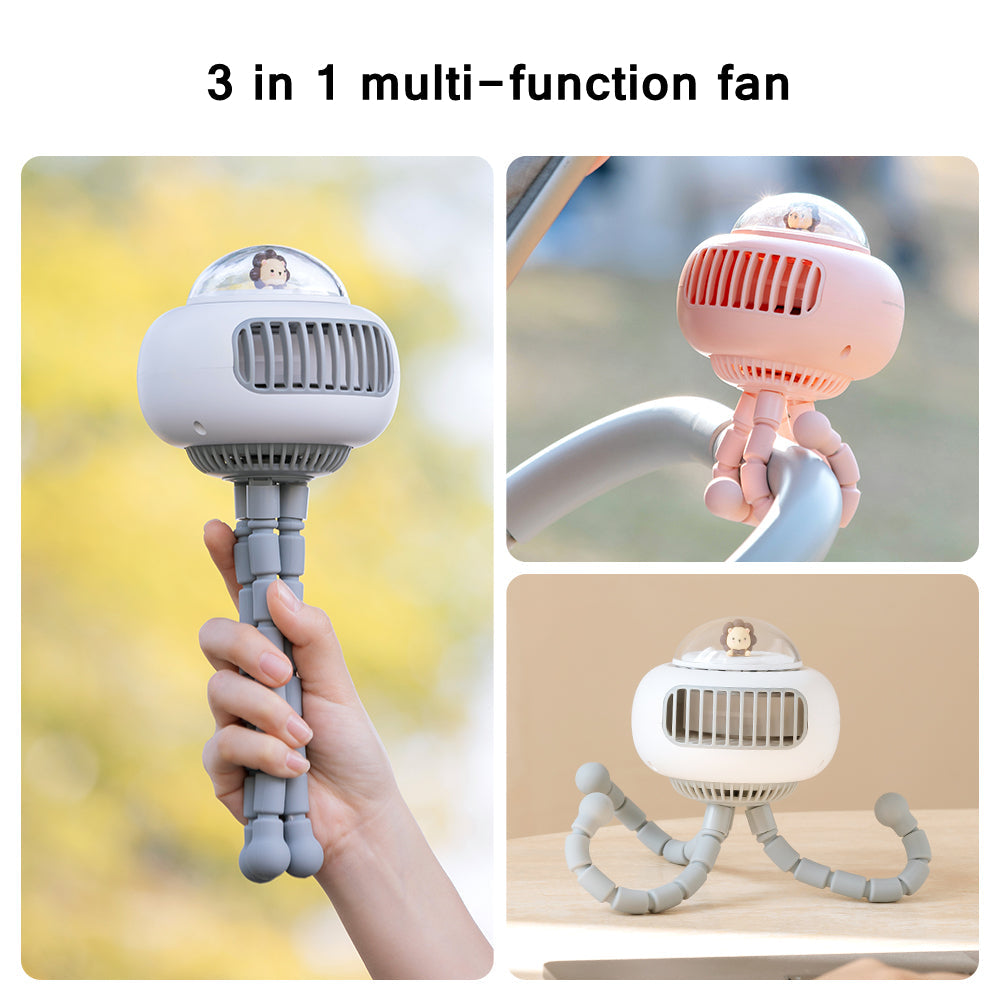 Lovelyst Cartoon Portable Safe Stroller Fan | Luvikno