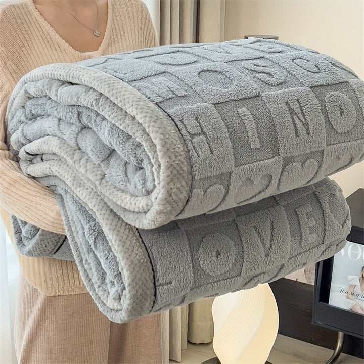 CozyCoral – Luksus Fleece-teppe for Alle Årstider Luvikno