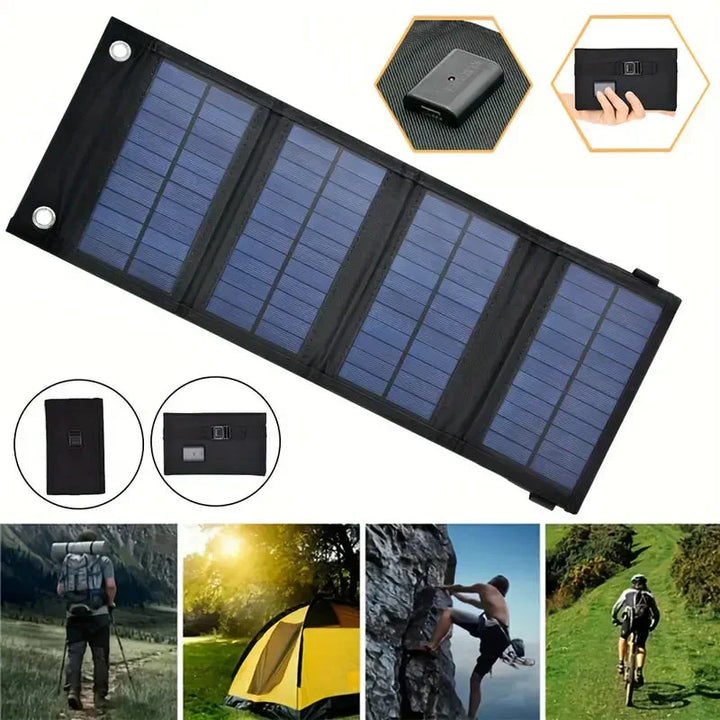 Luvikno | Sammenleggbar Solenergi Bank - SolarMate