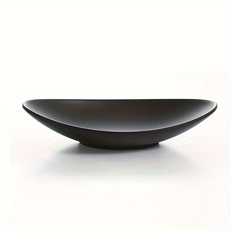 BlackTray - Elegant Ovalt Oppbevaringsbrett for Smykker Luvikno