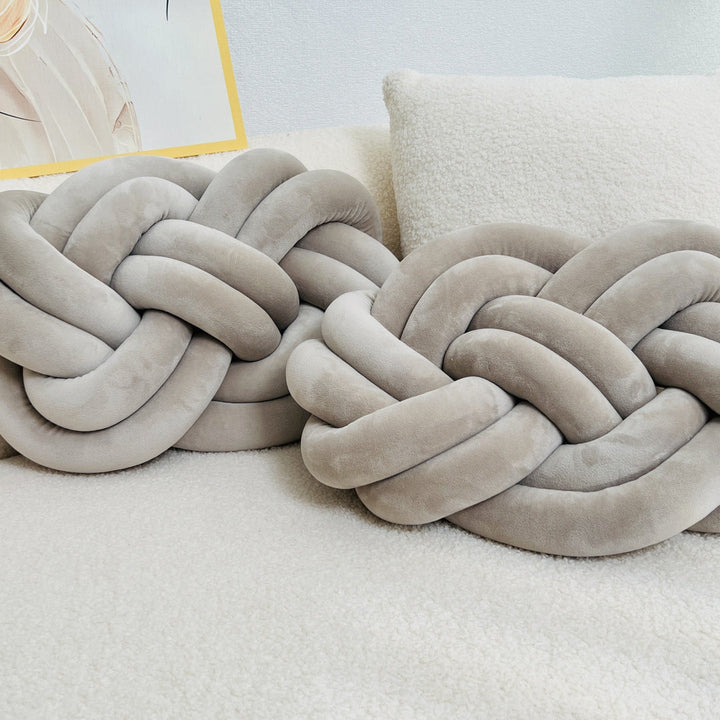 CozyPlush Set med 2 Plush Dekorative Puter – Myk Eleganse for Ditt Hjem Luvikno