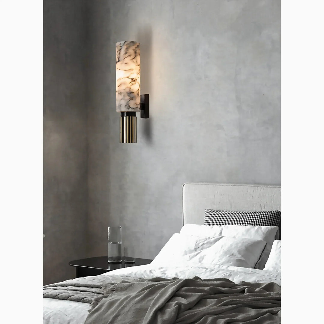 Luvikno | Stylish Marmor Vegglampe - For Luksuriøst og Atmosfærisk Interiør
