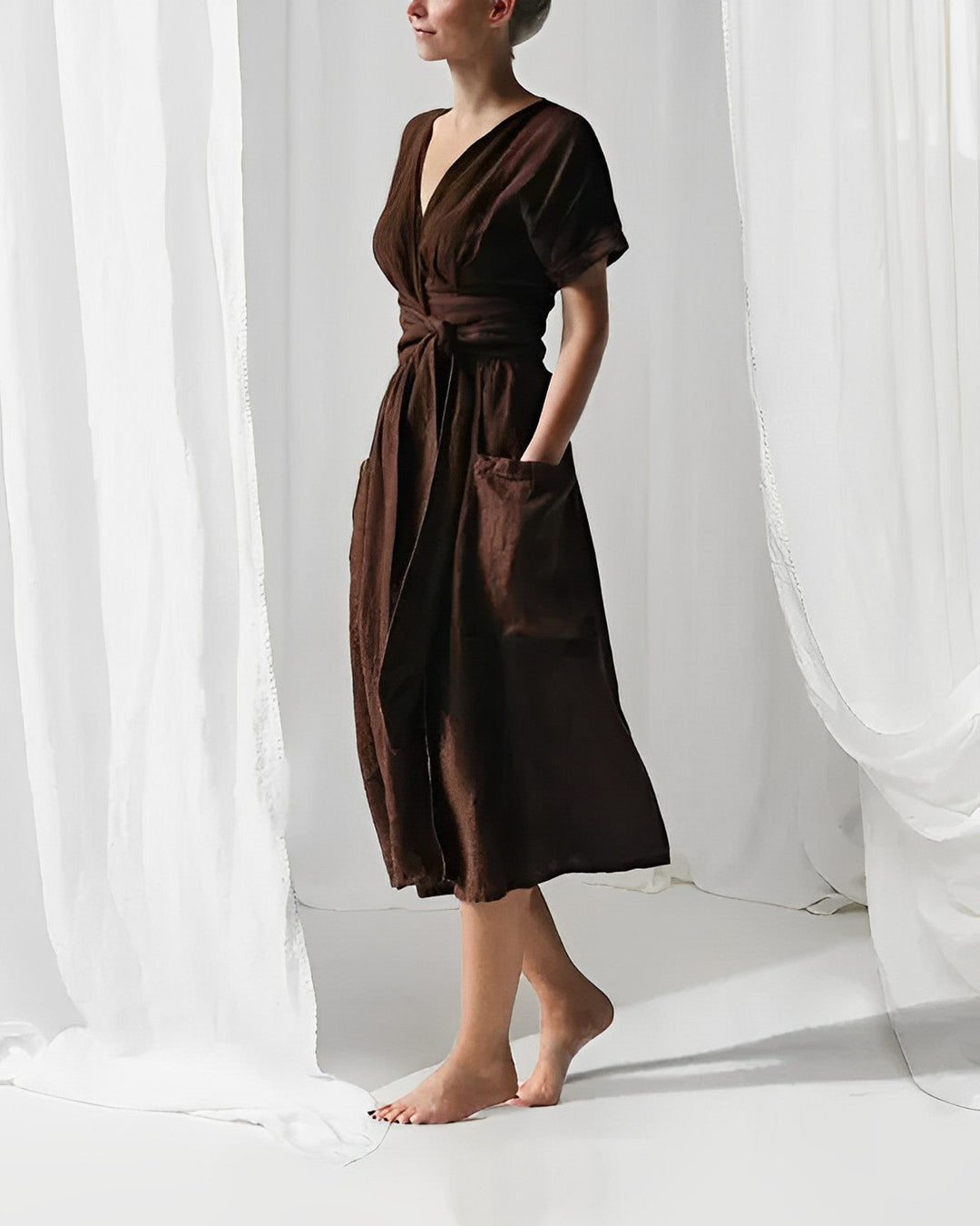 Luvik | Elegant pellavamekko