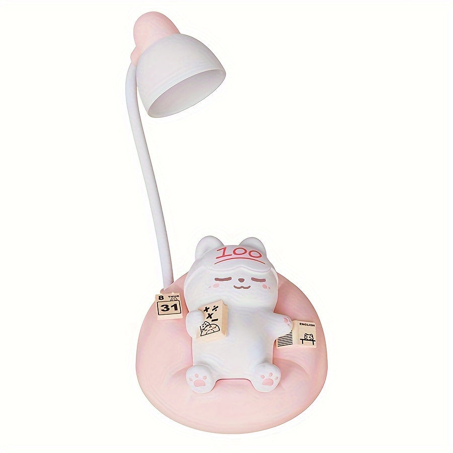 LumiKat Lampe - Søt LED Katt Nattlampe Luvikno