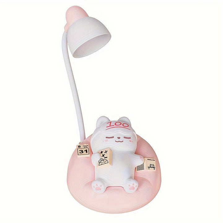 LumiKat Lampe - Søt LED Katt Nattlampe Luvikno