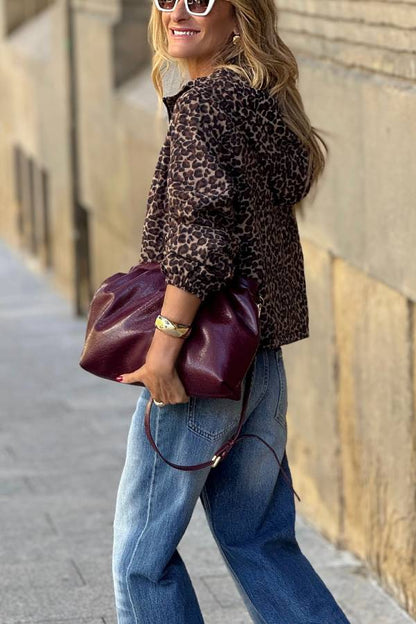 Luvik | Leopardi-kuvio takki