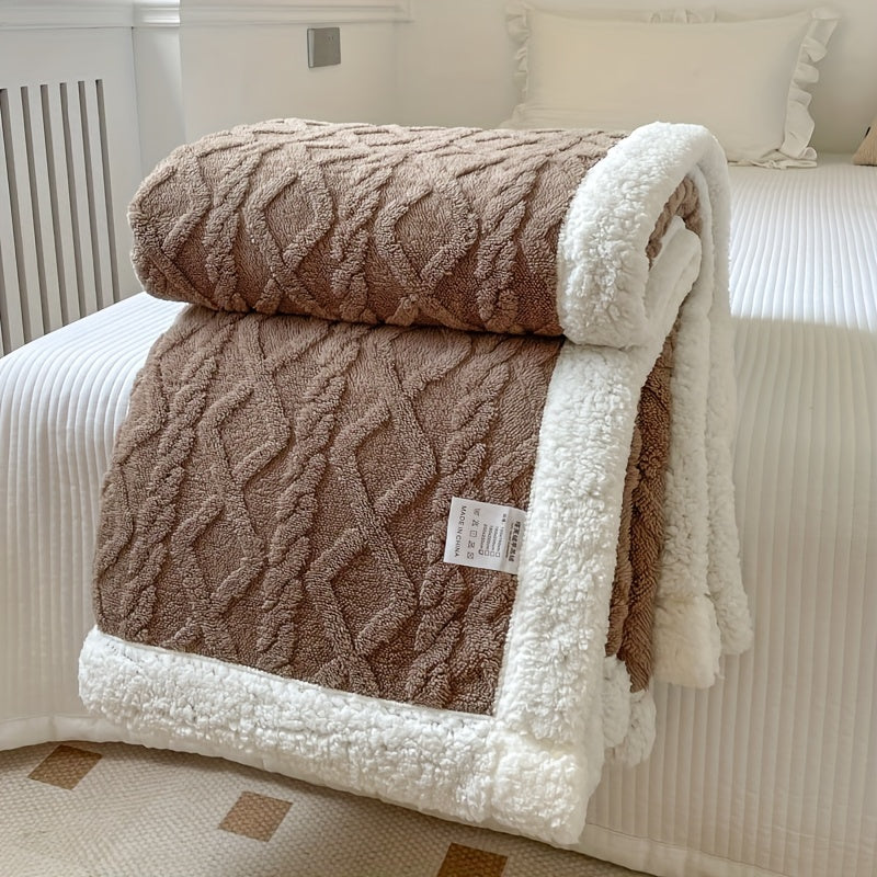 Luvikno | Stilig Vendbar Fleece Teppe for Ultimat Komfort og Varme
