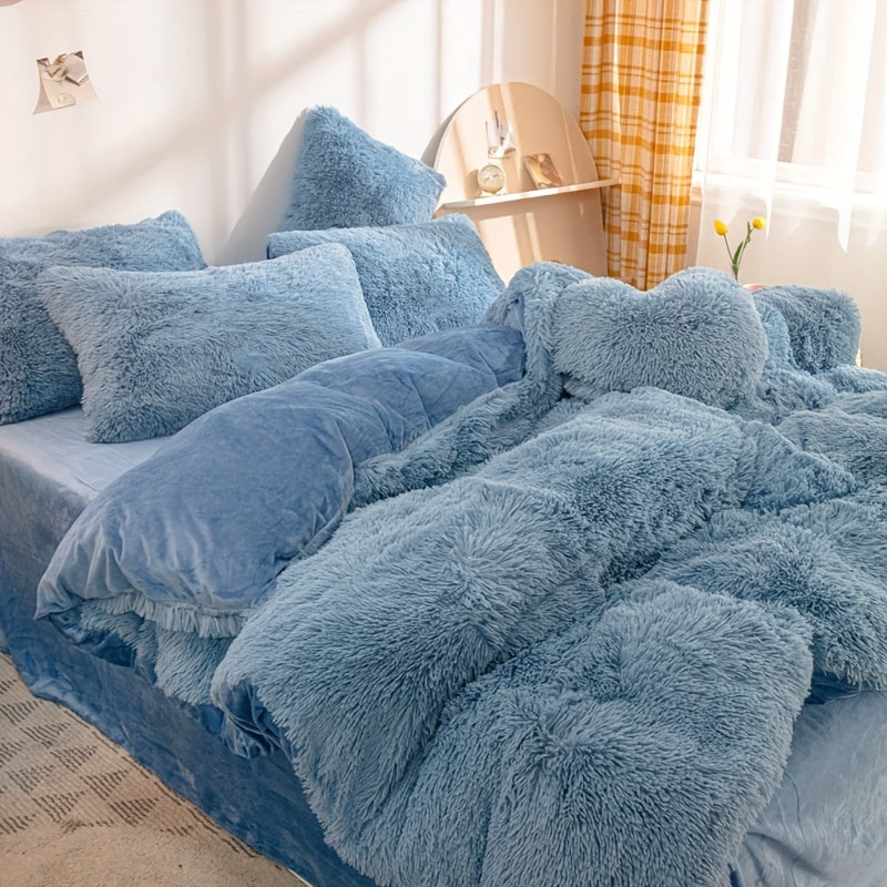 Luvikno | Ultra Soft Plush Duvet Cover Set with Zipper - Luksus & Komfort