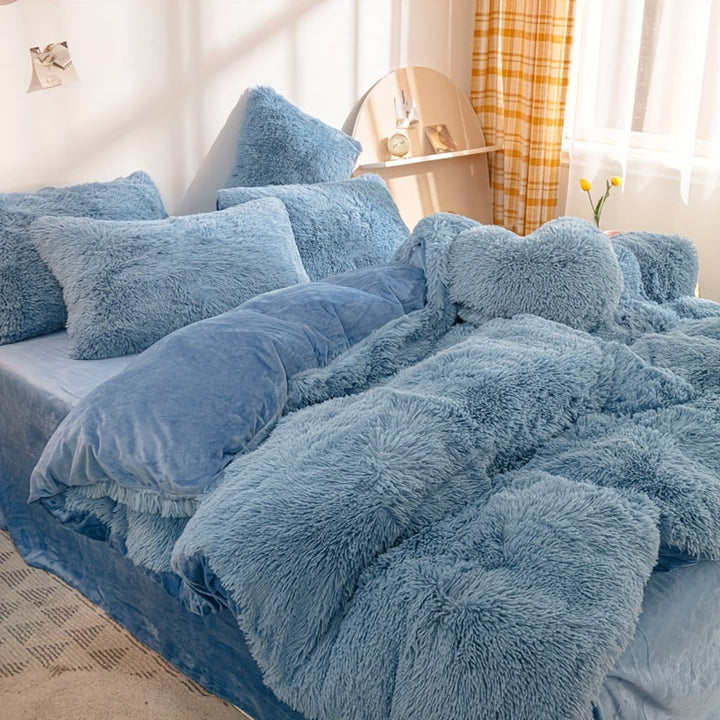 Luvikno | Ultra Soft Plush Duvet Cover Set with Zipper - Luksus & Komfort