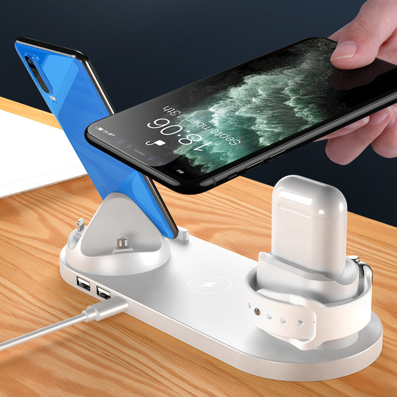 6-i-1 Hurtigladestasjon for iPhone og Uhr | Luvikno