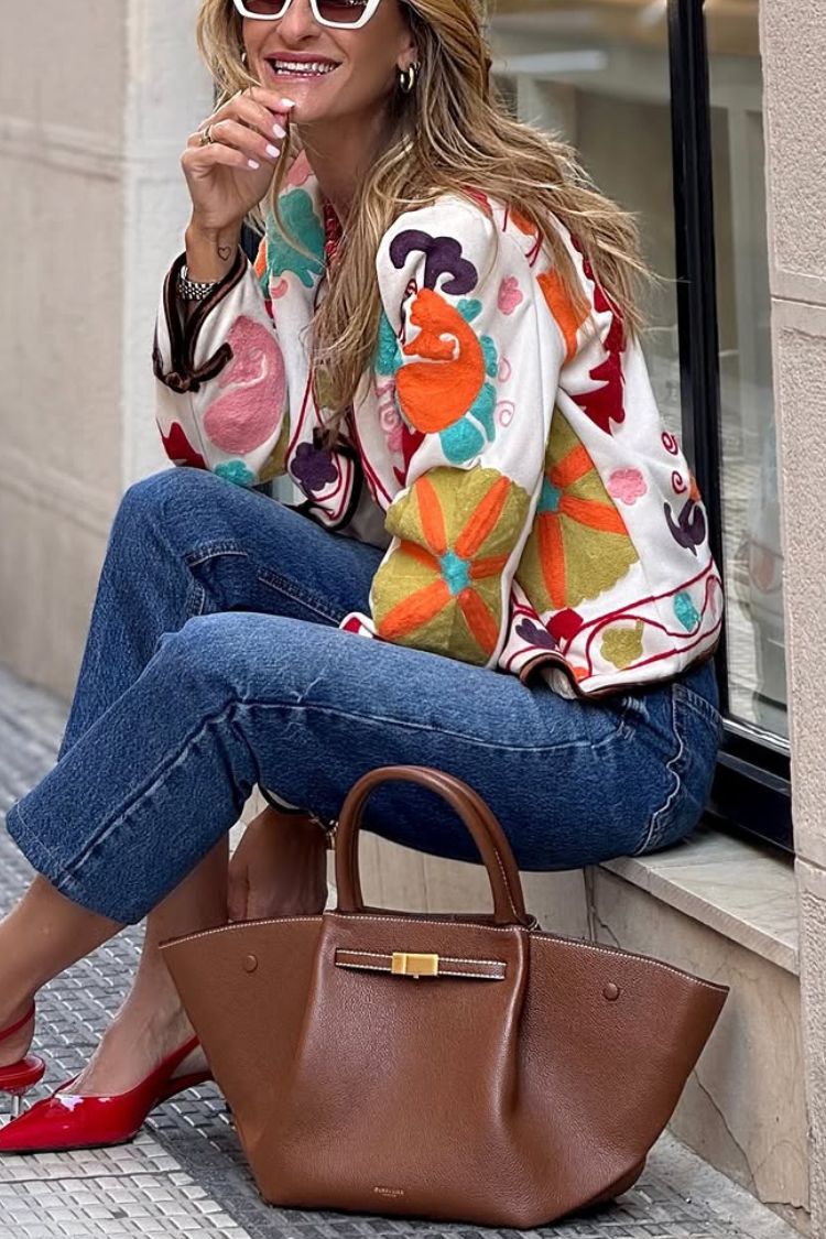 Luvik | brodeerattu takki