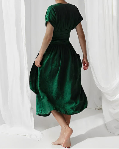 Luvik | Elegant pellavamekko