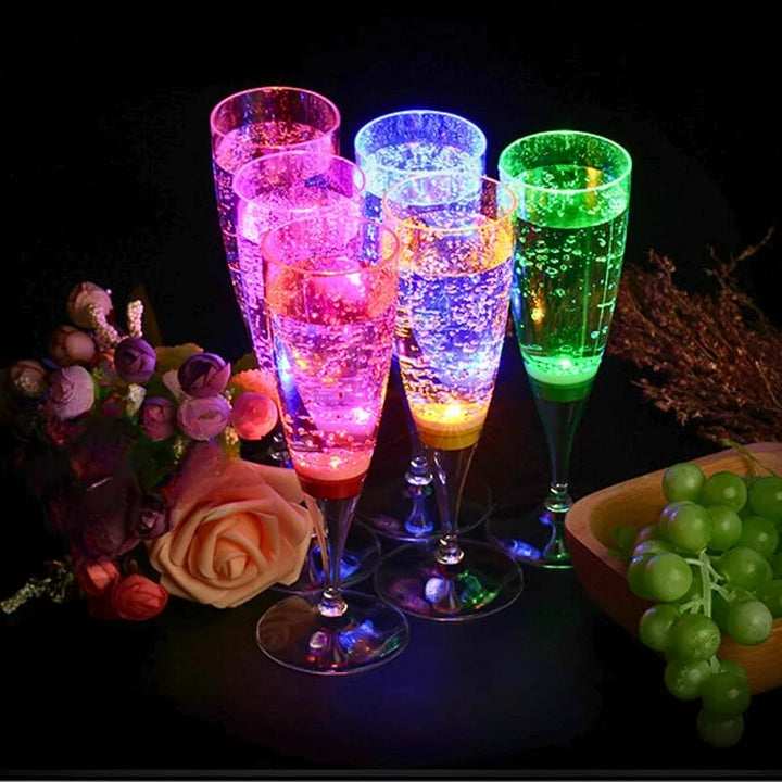 GlowSip - LED-belyst vinglasssett (6 stk) Luvikno