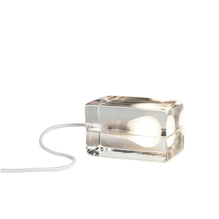 Luvikno | Clarylume Glass Bordlampe | Blending LED Lys | Krystallklar Design | For Soverom, Kontor & Stue