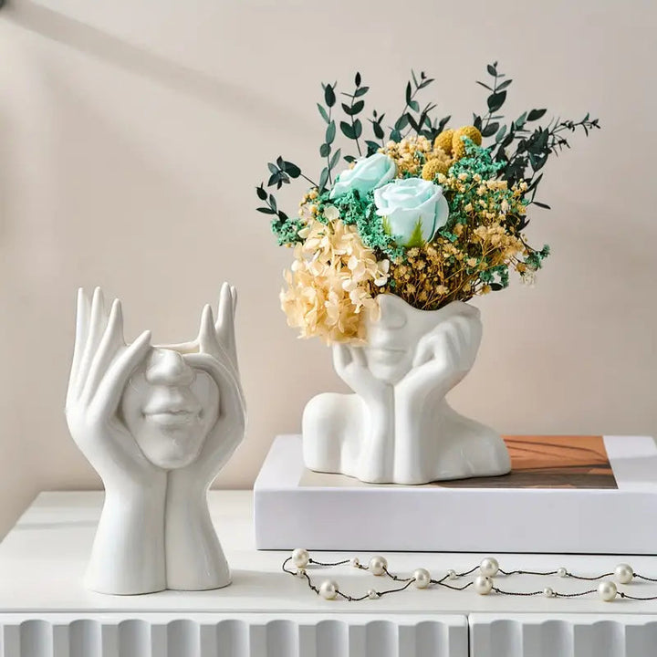 ClayLuxe Keramiske Vaser – Minimalistisk Design for et Stilfullt Hjem Luvikno