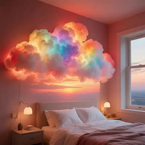 Luvikno | LED Cloud Magic Light — Fordyp deg i magisk ro og fortryllende øyeblikk av velvære