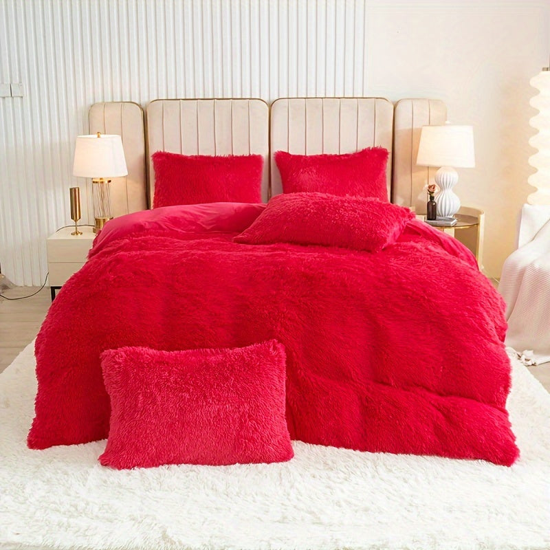 Luvikno | Ultra Soft Plush Duvet Cover Set with Zipper - Luksus & Komfort