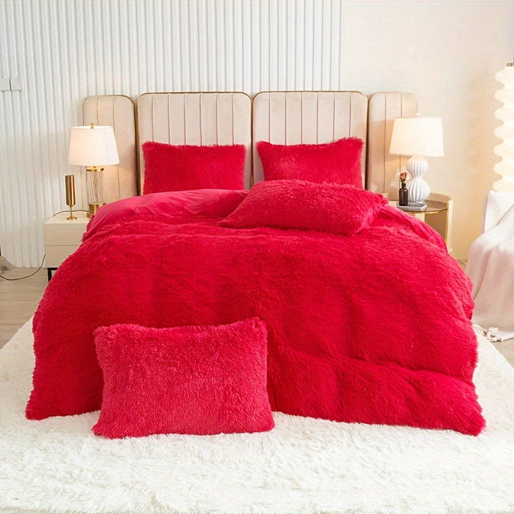 Luvikno | Ultra Soft Plush Duvet Cover Set with Zipper - Luksus & Komfort