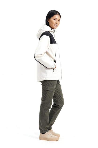 Luvik | 3-in-1 Fleece-talvitakki hupulla naisille