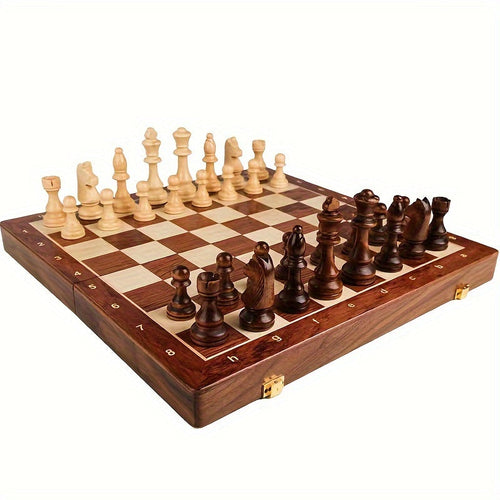 Luvikno | ClassicWood Tre Schakksett - Perfekt for Hjemme og På Farten