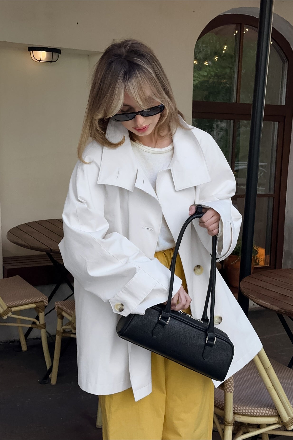 Luvik | Valkoinen Trench Coat