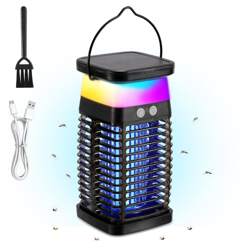 Solar Myggavstøtende Lampe UV Lys Mygg Lampe RGB | Luvikno