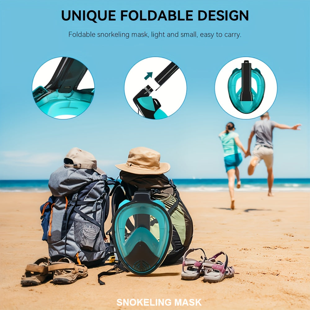 Full-face snorkelmaske med 180° synlighet | Luvikno