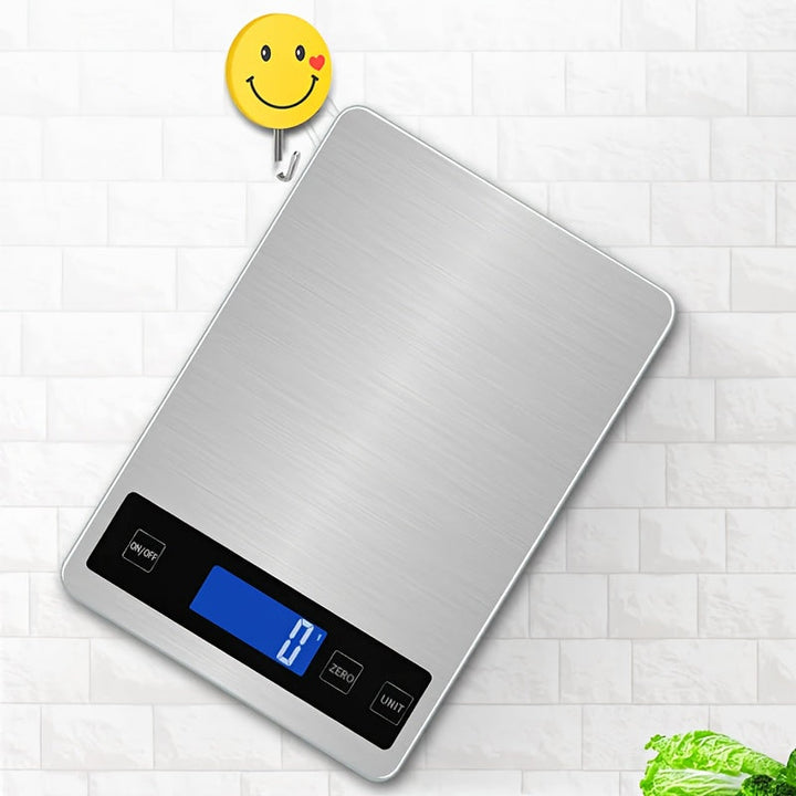 Digital kjøkkenvekt 15 kg USB oppladbar | Luvikno