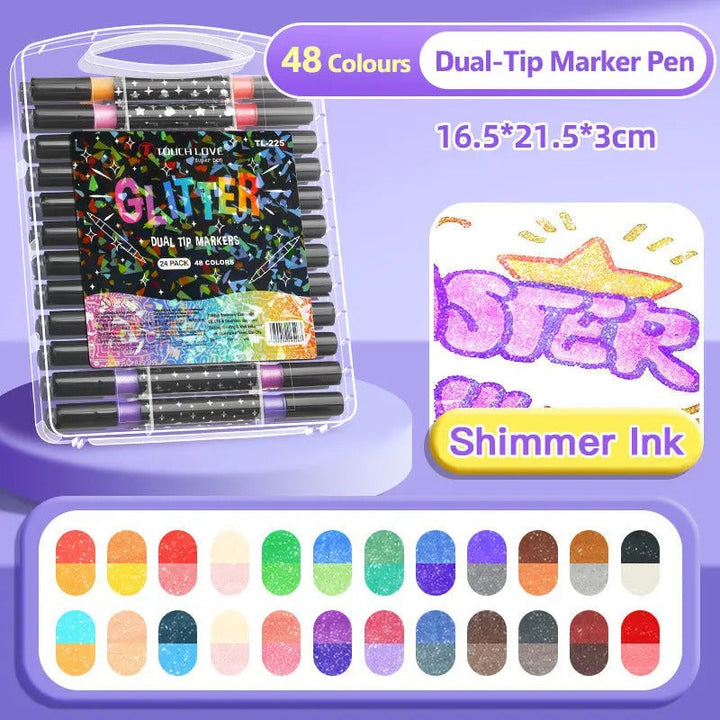 LumiSketch – La dine kunst skinne med en vakker metallisk glans Luvikno