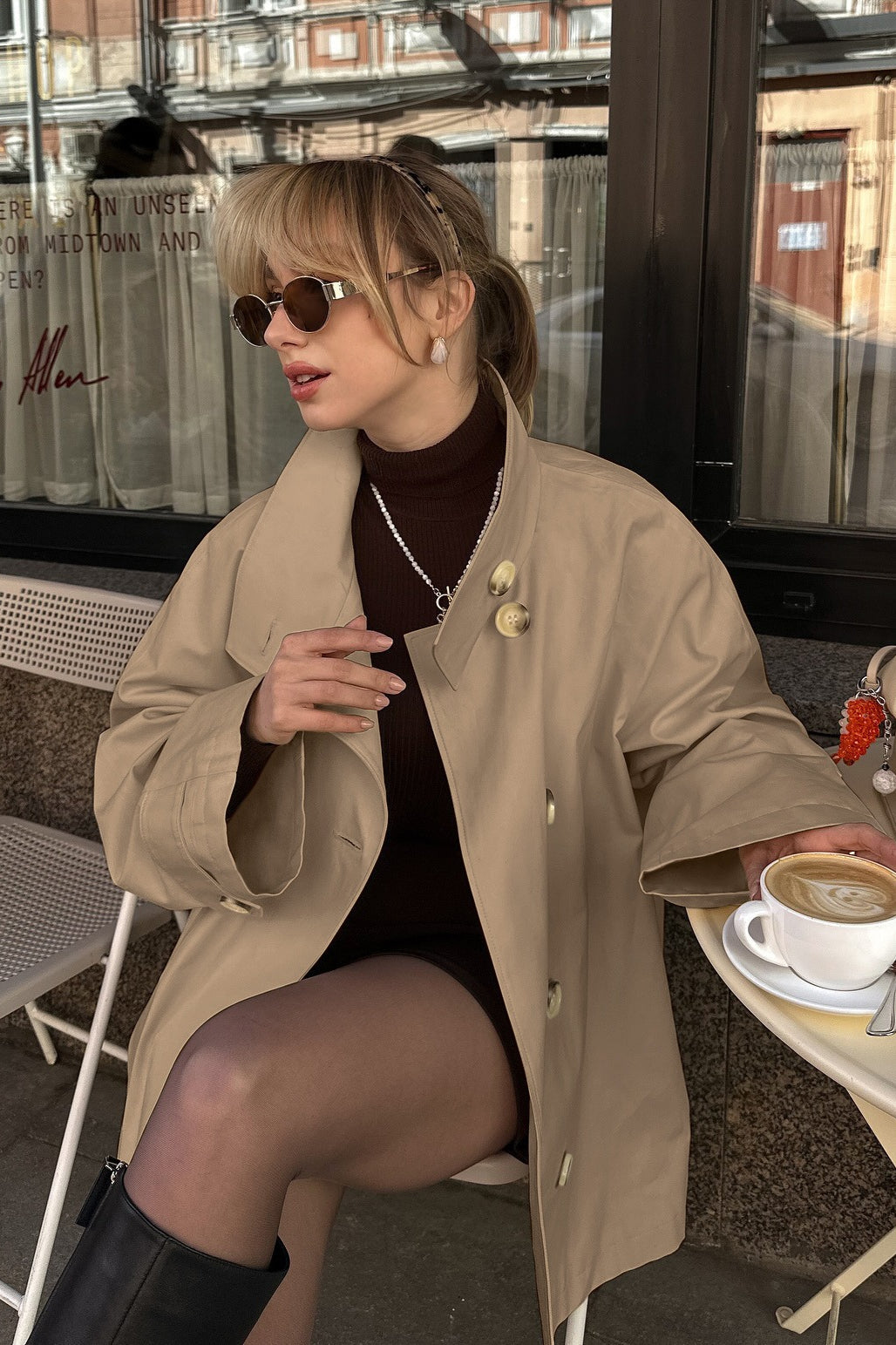 Luvik | Valkoinen Trench Coat